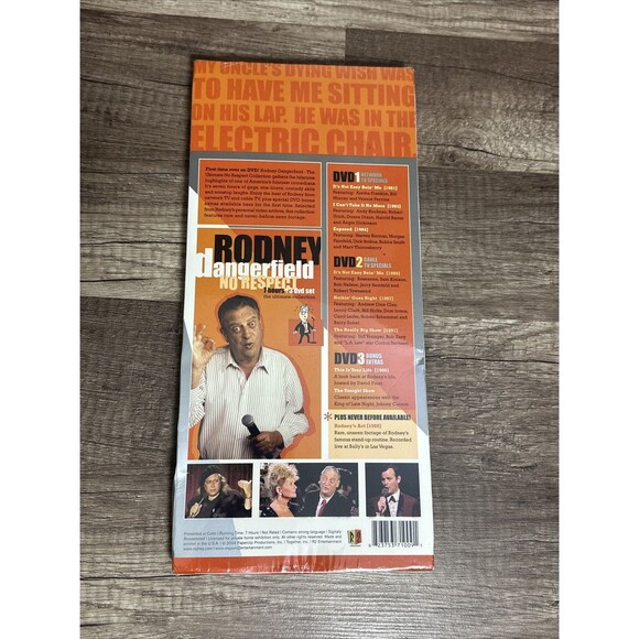 Rodney Dangerfield No Respect: 3 Dvd Ultimate Collection Box Set New Ware - Picture 6 of 10